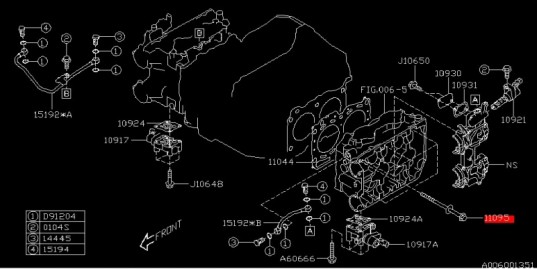 Genuine OEM Subaru Head Bolt Set of 12 - Late 2010+