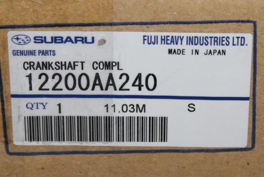 Subaru Genuine OEM EJ205 2.0L Crankshaft