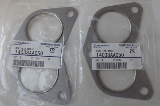 Genuine Subaru OEM 2 Exhaust Manifold Gaskets 2015+ WRX 2014+ Forester XT 20F