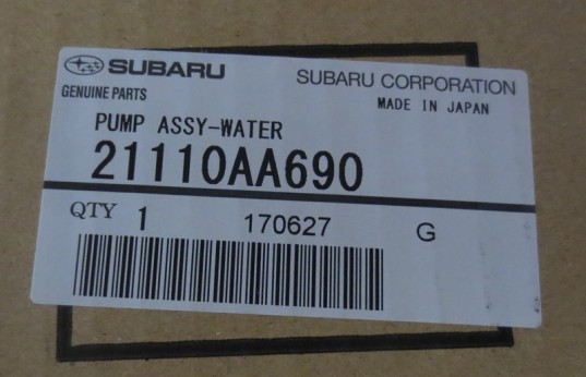 Genuine OEM Subaru Water Pump Thermostat Kit