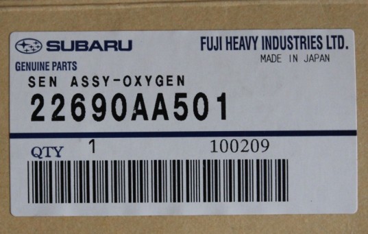 Genuine OEM Subaru Oxygen O2 Sensor 2002 Impreza WRX M/T Manual Transmission