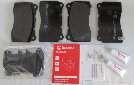 Genuine OEM Subaru Brembo Front Brake Pad Set 2004-2018 Impreza STi