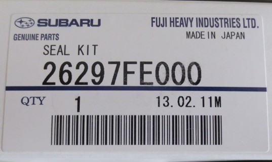 Genuine OEM Subaru 2 Piston Front Caliper Reseal Kit 2002-2005 Impreza WRX