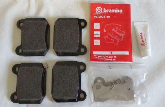 Genuine OEM Subaru Brembo Rear Brake Pad Set 2008-2018 Impreza STi