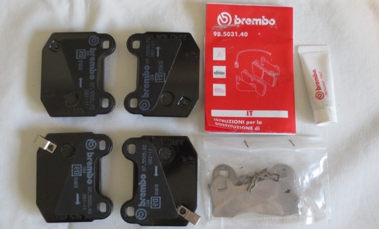 Genuine OEM Subaru Brembo Rear Brake Pad Set 2008-2018 Impreza STi