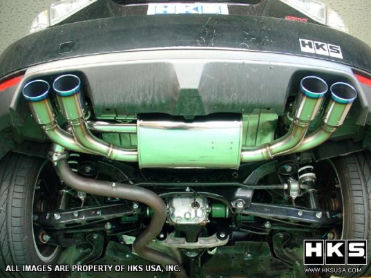 HKS Legamax Premium Exhaust Rear Section 08+ STi