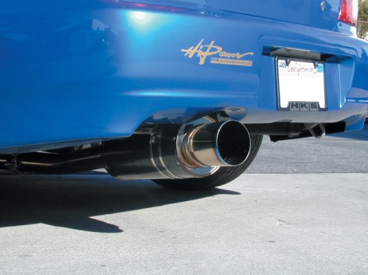 HKS Carbon Ti Exhaust 02-07 WRX 04-07 STi