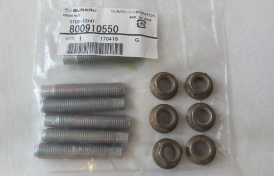 Genuine OEM Subaru Exhaust Manifold Stud & Nut Hardware Kit BRZ, FR-S '15+ WRX