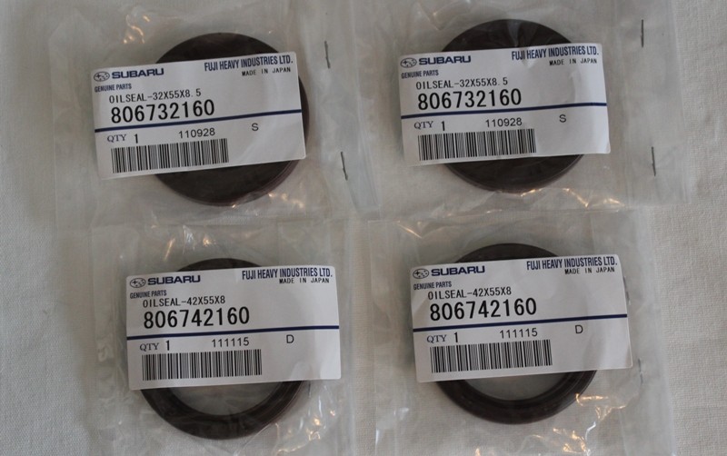 Genuine Subaru OEM Camshaft Seal Set 0611 WRX 0407 STi 0509 Legacy