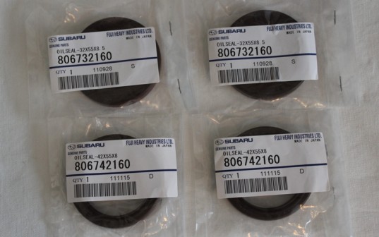 Genuine Subaru OEM Camshaft Seal Set 06-11 WRX 04-07 STi 05-09 Legacy GT 04-11 Forester XT