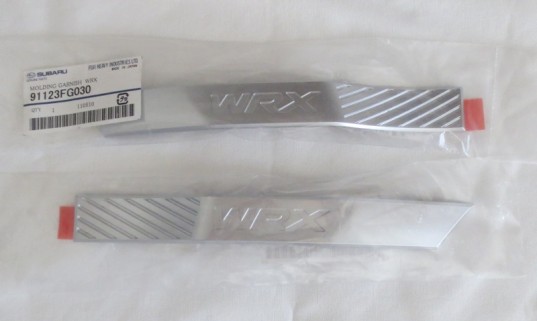 Genuine OEM Subaru WRX Fender Emblem Set