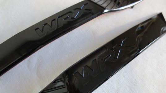 Genuine OEM Subaru WRX Black Limited Fender Emblem Set 