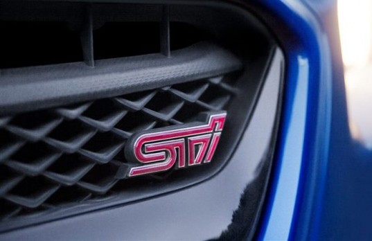 Genuine OEM Subaru STi Grille Badge 