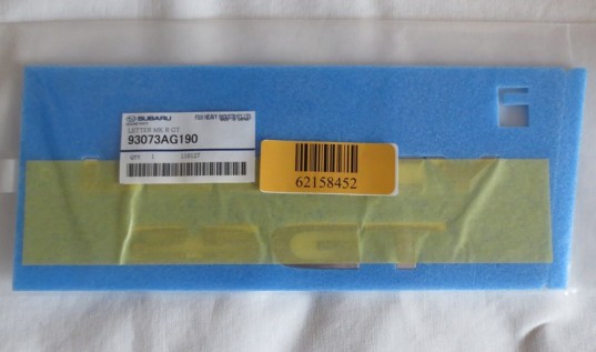 Genuine OEM Subaru Rear Badge 