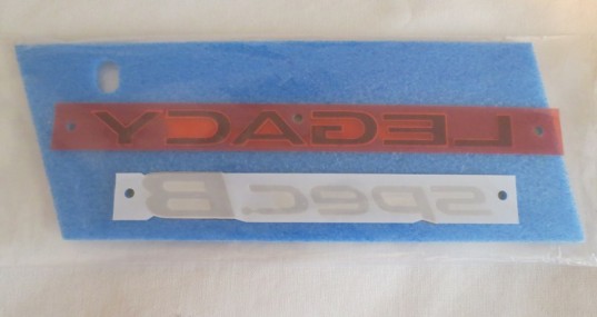 Genuine OEM Subaru Rear Badge 