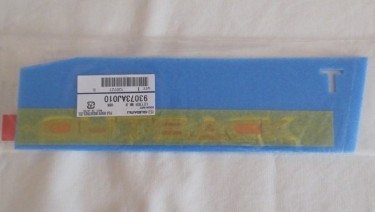 Genuine OEM Subaru Rear Badge Set 