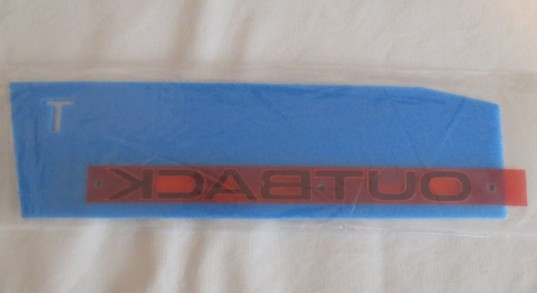 Genuine OEM Subaru Rear Badge Set 