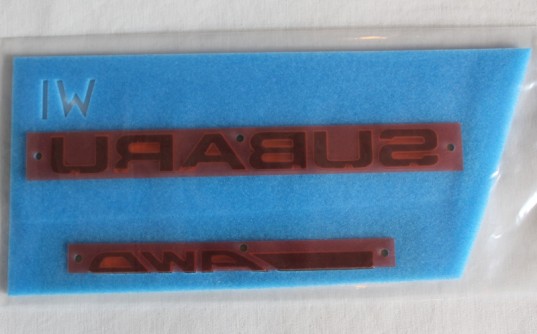 Genuine OEM Subaru Rear Badge Set 