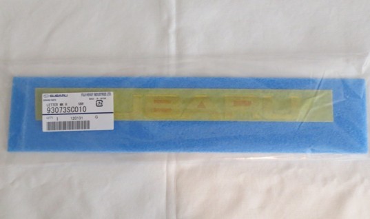 Genuine OEM Subaru Rear Badge Set 