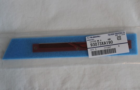 Genuine OEM Subaru Rear Badge 