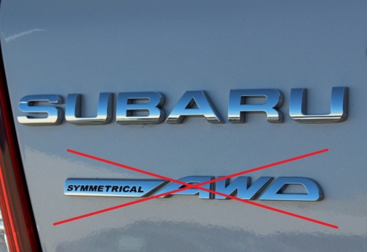 Genuine OEM Subaru Rear Badge 