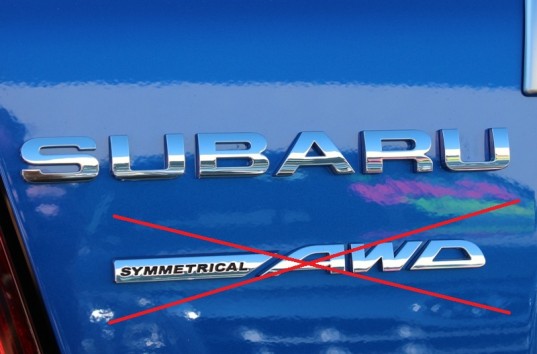 Genuine OEM Subaru Rear Badge 