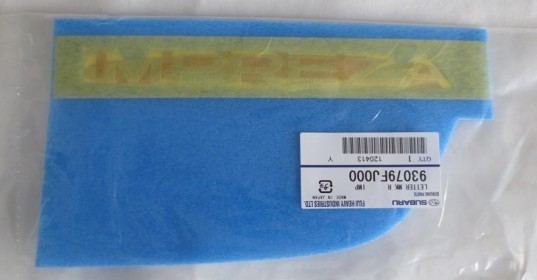 Genuine OEM Subaru Rear Badge 