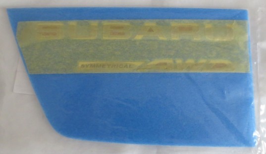 Genuine OEM Subaru Rear Badge Set 