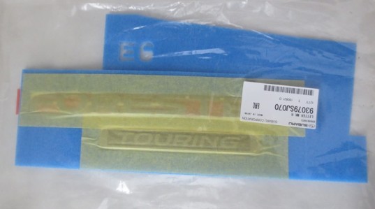 Genuine OEM Subaru Rear Badge Set 