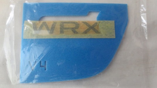 Genuine OEM Subaru 2018 WRX Black Rear Badge