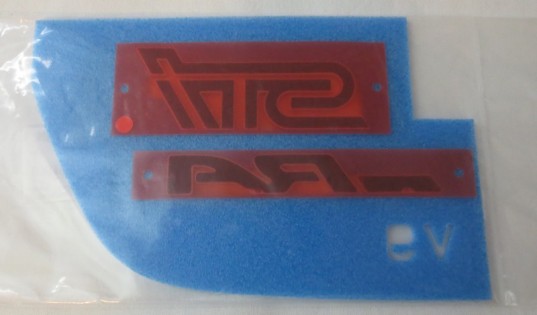 Genuine OEM Subaru STi Rear Badge Set 