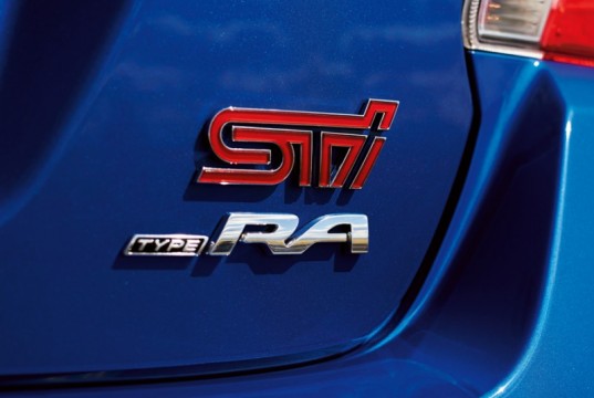 Genuine OEM Subaru STi Rear Badge Set 