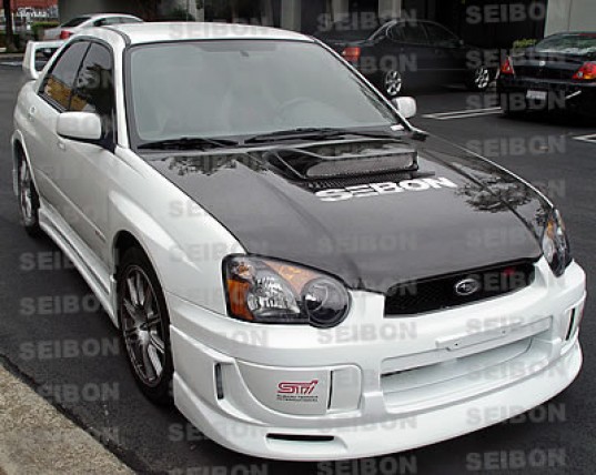 Seibon OEM-Style Carbon Fiber Hood 2004-2005 WRX/STi