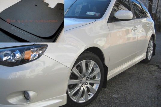 Rally Armor Basic Mud Flaps 2008-2010 WRX Sedan & Wagon