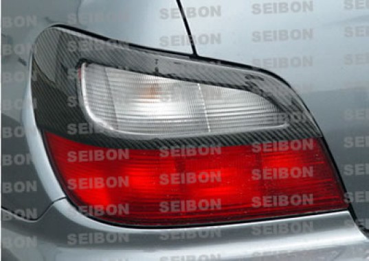 Seibon TA-Style Carbon Fiber Tail Light Covers 2002-2003 WRX